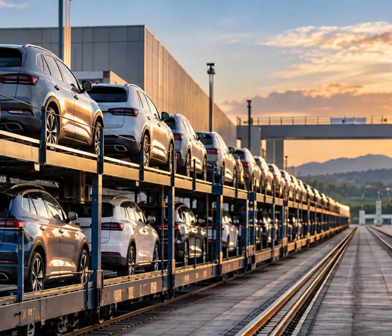 ¡Los coches se suben al tren! El ferrocarril gana protagonismo en la logística de automoción